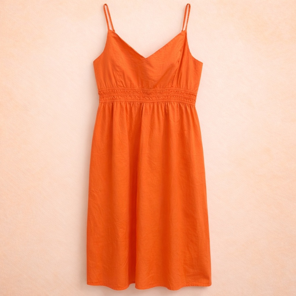 OLD NAVY CORAL MIDI DRESS